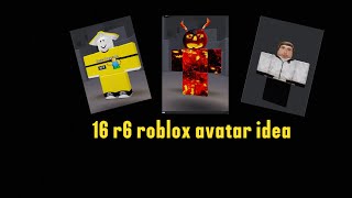 16 r6 roblox avatar ideas roblox roblox avatar [upl. by Lyndel]