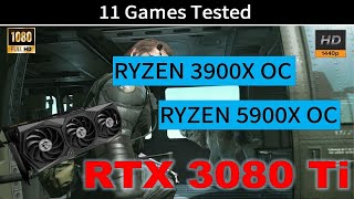 3900x Oc Vs 5900x Oc  Amd R9 5900x Overclocking New Video [upl. by Ursola217]