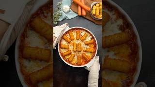 KrokettenBologneseGratin 🍅🧀 EinfachTastyKrokettenGratinBologneseGratinOfenrezeptComfortFood [upl. by Areid]