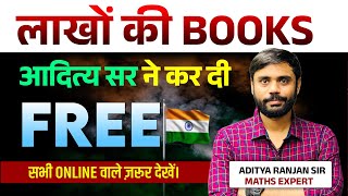 😱😱 लाखों की BOOKS 📚 Aditya Ranjan Sir ने कर दी FREE  Link in Description  AdityaRanjanTalks [upl. by Lemay]