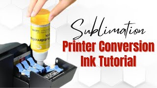 Sublimation PRINTER CONVERSION Ink Tutorial EPSON 2720ET [upl. by Eerot665]