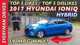 Heres my 2017 Hyundai Ioniq Hybrid Blue Review on Everyman Driver [upl. by Gun185]