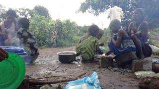 DR Malawi Floods 22015 Refugee camp life [upl. by Aisital]