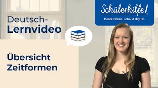 Übersicht Zeitformen  Grammatik 🎓 Schülerhilfe Lernvideo Deutsch [upl. by Ruttger334]