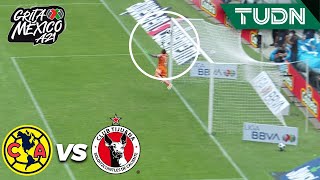 ¡POSTE Richard casi hace un golazo  América 00 Xolos  Grita México AP2021  J6  TUDN [upl. by Kipper]