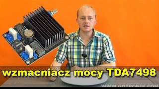 Wzmacniacz mocy TDA7498 [upl. by Eilama]