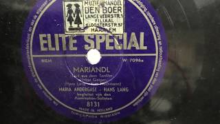 Maria Andergast amp Hans Lang Mariandl 1949 [upl. by Hcahsem]