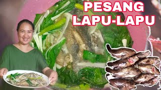 PESANG LAPULAPU RECIPE Vlog634 [upl. by Crispas736]