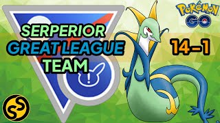 Serperior is DESTROYING the Great league Meta [upl. by Gebelein]