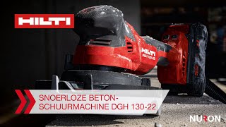 Hilti Nuron DGH 13022 snoerloze betonschuurmachine  Kenmerken en Voordelen [upl. by Al]