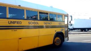 LAUSD Crown School bus 6212 at Soto st [upl. by Vyner]