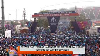 ICC Cricket World Cup 2023 India vs Australia Final Match Crowd at Narendra Modi Stadium  News9 [upl. by Noxin592]