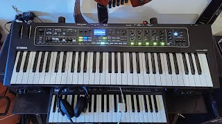 Dynamicity test of Yamaha CK61 stage piano FSB action keybed [upl. by Abbub]