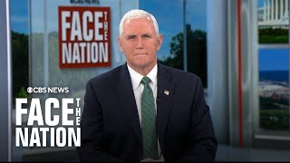 Former Vice President Mike Pence calls Trumps Jan 6 hostage rhetoric quotunacceptablequot [upl. by Araz]