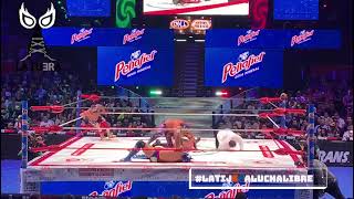 91 Aniversario CMLL Hechicero y Euforia son finalistas de la Eliminatoria Cuadrangular de Máscaras [upl. by Ayekan403]