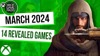 Xbox Game Pass March 2024 Games  Xbox Game Pass March 2024 [upl. by Lissie]