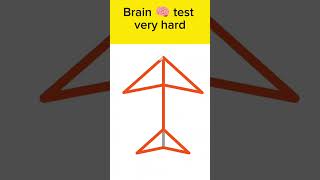 Brain 🧠 test very hard entertainment drawing youtubeshorts shorts [upl. by Trueman]