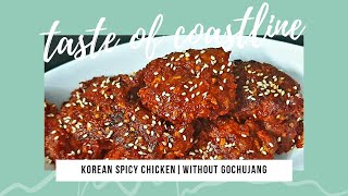 Korean spicy chicken🔥🔥🔥  Indian style  without gochujang  worth trying  really good🤞🤞 [upl. by Dnomrej]