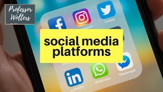 5 Types of Social Media Platforms Explained [upl. by Beverlee417]