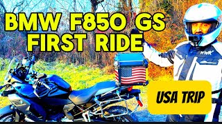 BMW F850 GS ADVENTURE 2024 FIRST RIDE  BMW F850 GS ADVENTURE  BALTIMORE TO JESSUP MD USA [upl. by Ruvolo720]