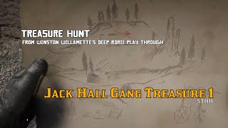 Jack Hall Gang Treasure 1 RDRII [upl. by Atnad]