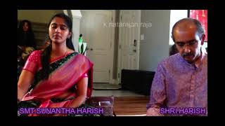 NAVARATHIRI SPECIAL DIVINE MUSIC BY SMT SUNANTHA AND SHRI HARISH [upl. by Eirrol]