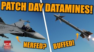 PATCH DAY DATAMINES FM changes in GRIPEN amp J10 Reverse speeds nerfed PL5EII buff  War Thunder [upl. by Anahsat]