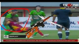 RICUH ps tni vs ps bhayangkaraliga 1 traveloka 2017 [upl. by Erleena]