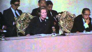 Margaret Thatcher Press Conference At G7 1980 [upl. by Regdirb688]