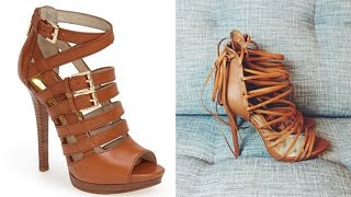 TOP 50 BEST DESIGNER IDEAS OF BEAUTIFUL TRENDY HEEL SANDALS DESIGN [upl. by Annod]