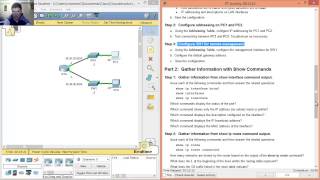 4145 Packet Tracer  Configuring and Verifying a Small Network [upl. by Jakie]