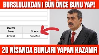 2024 Bursluluk Sınavına Son 1 Gün Kala Bunları Yapmalısın 21 Nisanda İOKBS için ne yapmalısın [upl. by Alain]