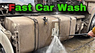 CAR WASH IN 5 MINUTES  HOW TO WASH A CAR FASTER [upl. by Nevin]