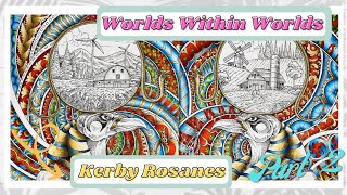 Colour Along  Worlds Within Worlds by Kerby Rosanes  Part 2 [upl. by Ennyleuqcaj907]