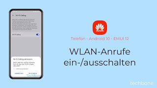 WLANAnrufe einschalten oder ausschalten  Huawei Android 10  EMUI 12 [upl. by Hiltner]