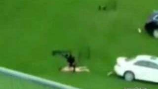 Streaker Makes Impressive 50yd Run [upl. by Egidio]