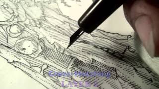 Pen and Ink Cross Hatching Masters Edition [upl. by Sherurd815]