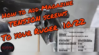 Loose magazines in your Ruger 1022 Lets add some magazine Tension Set Screws Heres how [upl. by Sulokcin]