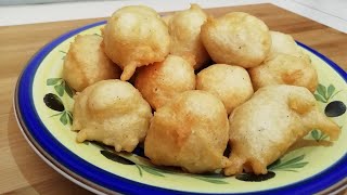 ZEPPOLINE DI PASTA CRESCIUTA  pizzelle napoletane deliziose [upl. by Drugi]