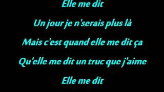 Mika  Elle me dit  Paroles Lyrics Premier Single en Français [upl. by Cromwell]