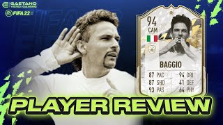 ROBERTO BAGGIO 94  Lohnt er sich aus den Swaps  FIFA 22 Player Review [upl. by Kiyoshi845]