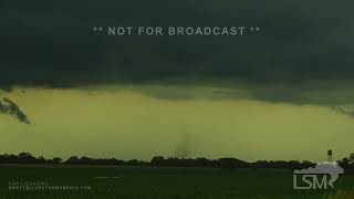 06132024 Macomb IL  Tornado kicking up debris [upl. by Ujawernalo]