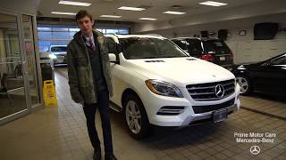 2014 MercedesBenz MClass ML350 4MATIC® video review with Spencer [upl. by Aibara]