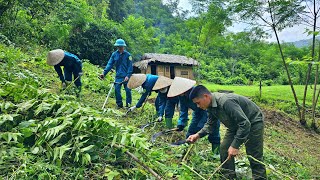 The village chief and the commune militia came to help CUONG reclaim land and expand the farm [upl. by Satterlee]