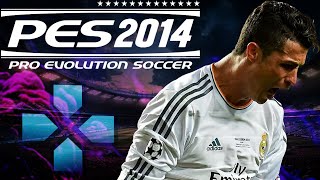 PES 2014 PPSSPP FULL LICENSE CAMERA PS5 REALISTIC GRAPHICS  REAL MADRID VS MANCHESTER UNITED [upl. by Naegem]