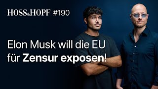 Will die EU heimlich Meinungsfreiheit verbieten  Hoss und Hopf 190 [upl. by Noemys547]