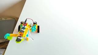 Right Edge Avoider  Follower Robot using WitBricks and WitBlox [upl. by Llib70]