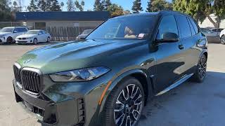 Tour the 2024 X5 xDrive50e in individual Malachite Green  4K [upl. by Wilscam]