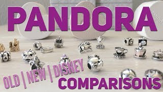 PANDORA Charms Comparisons  Old  New  Disney [upl. by Arahsal947]