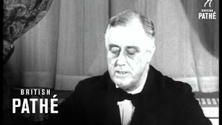 Roosevelt Speaking About Cancer Of Nazis And Aid To Britain 1940 [upl. by Pol668]